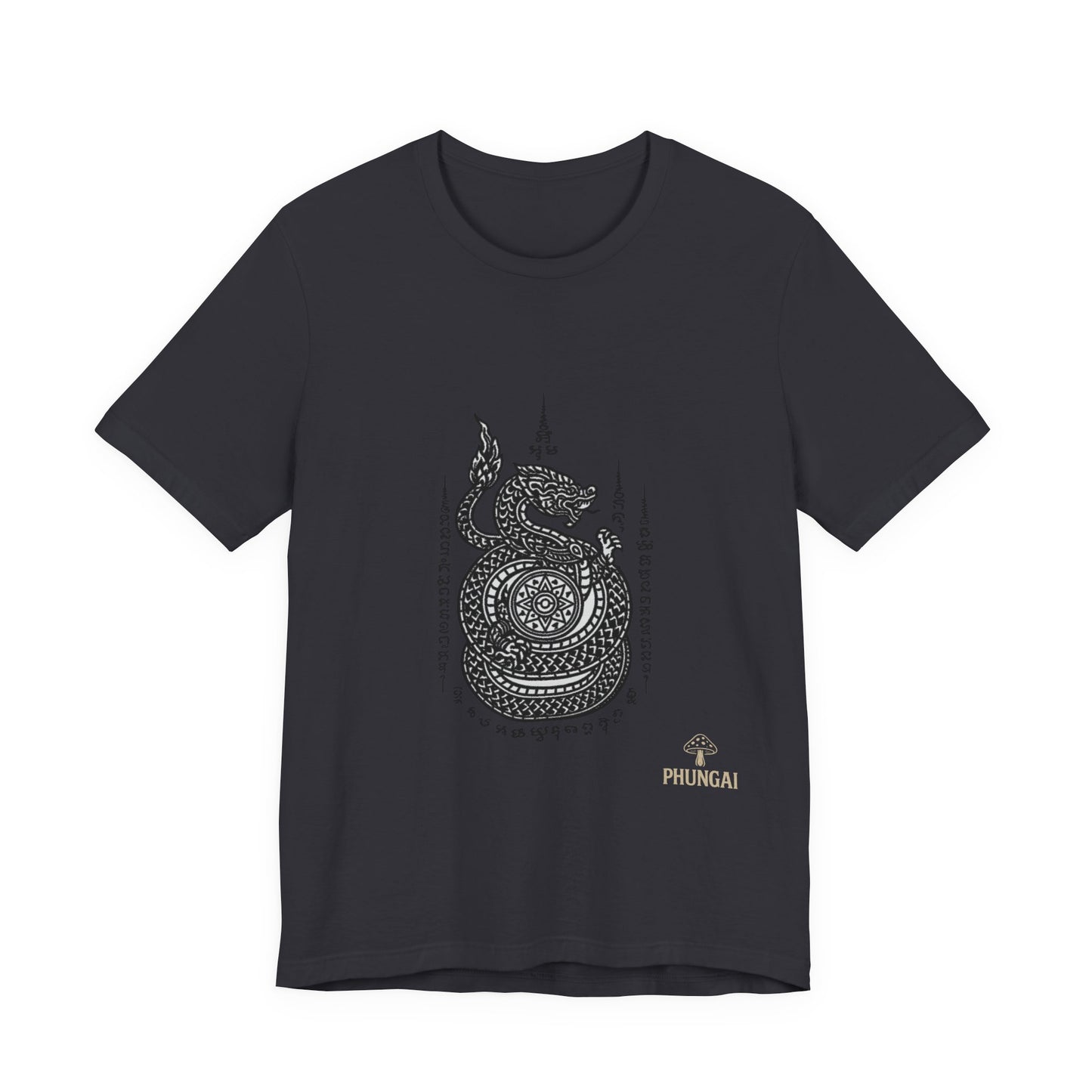 Spiritual Serpent Unisex Tee, Bohemian T-Shirt, Yoga Wear, Gift for Him, Meditation Apparel, Mindfulness Clothing