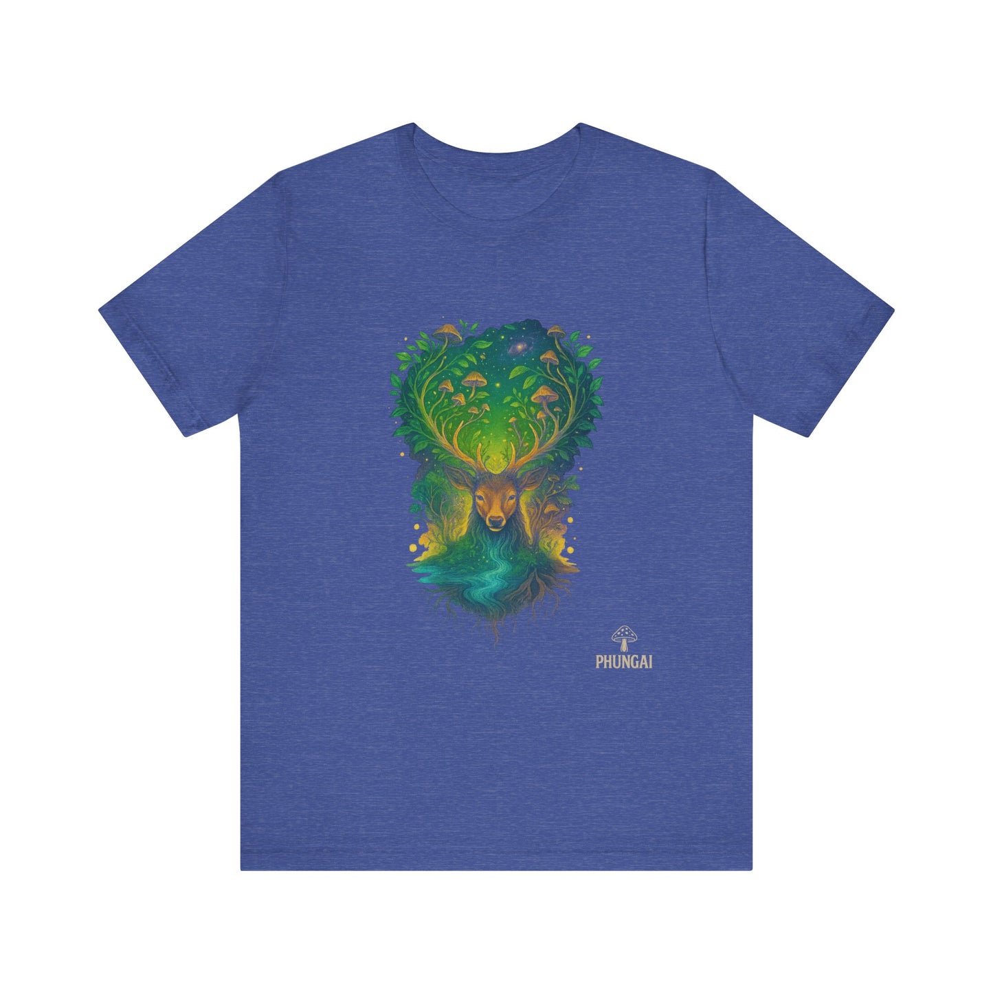 Nature's Spirit Unisex Tee, Eco-Friendly T-Shirt, Forest Animal Tee, Bohemian Shirt, Gift for Nature Lovers, Summer Wear, Wildlife Art