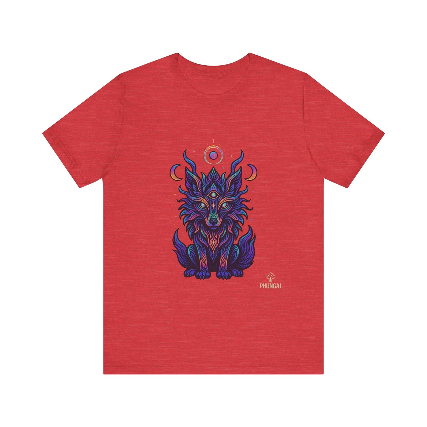 Mystical Wolf Graphic Tee | Boho Vibes, Unisex Shirt, Perfect Gift for Animal Lovers, Spiritual Style, Everyday Wear