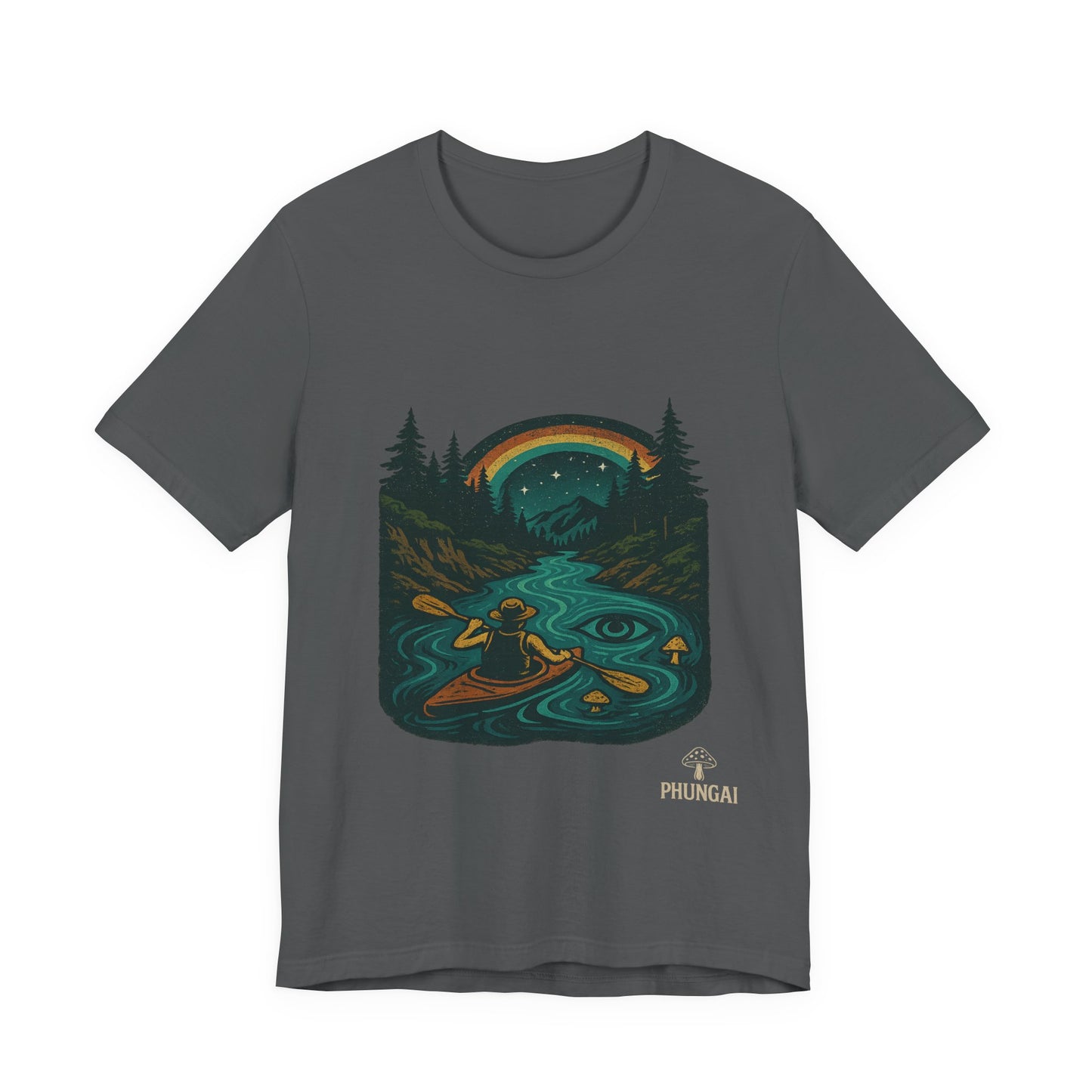 Adventure Awaits Tee, Nature Lover T-Shirt, Kayaking Theme Shirt, Camping Gift Tee, Outdoor Enthusiast Apparel