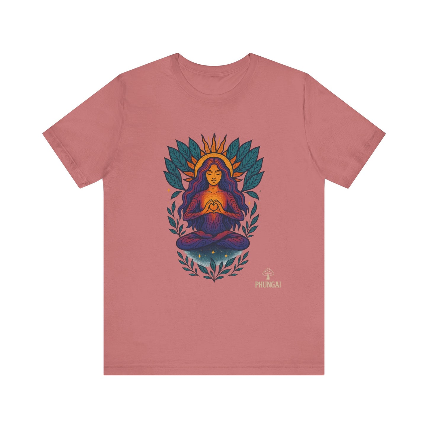 Meditation Goddess Tee | Unisex Spiritual T-Shirt, Yoga Shirt, Mindfulness Top, Gift for Yogis, Boho Style Tee