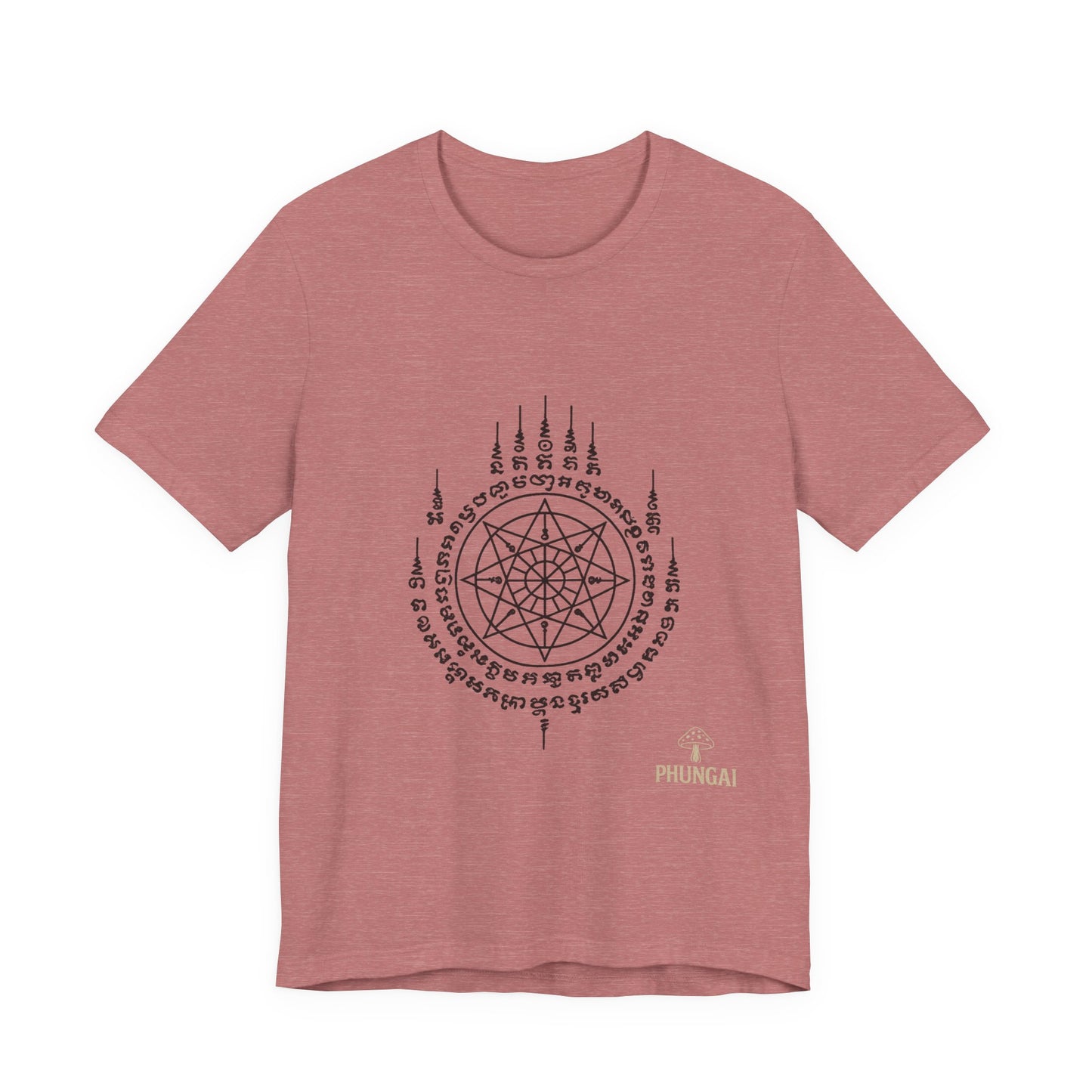 Mystical Pentagram Tee, Unisex Graphic T-Shirt, Boho Style, Occult Fashion, Perfect for Festivals, Everyday Wear, Gift Idea