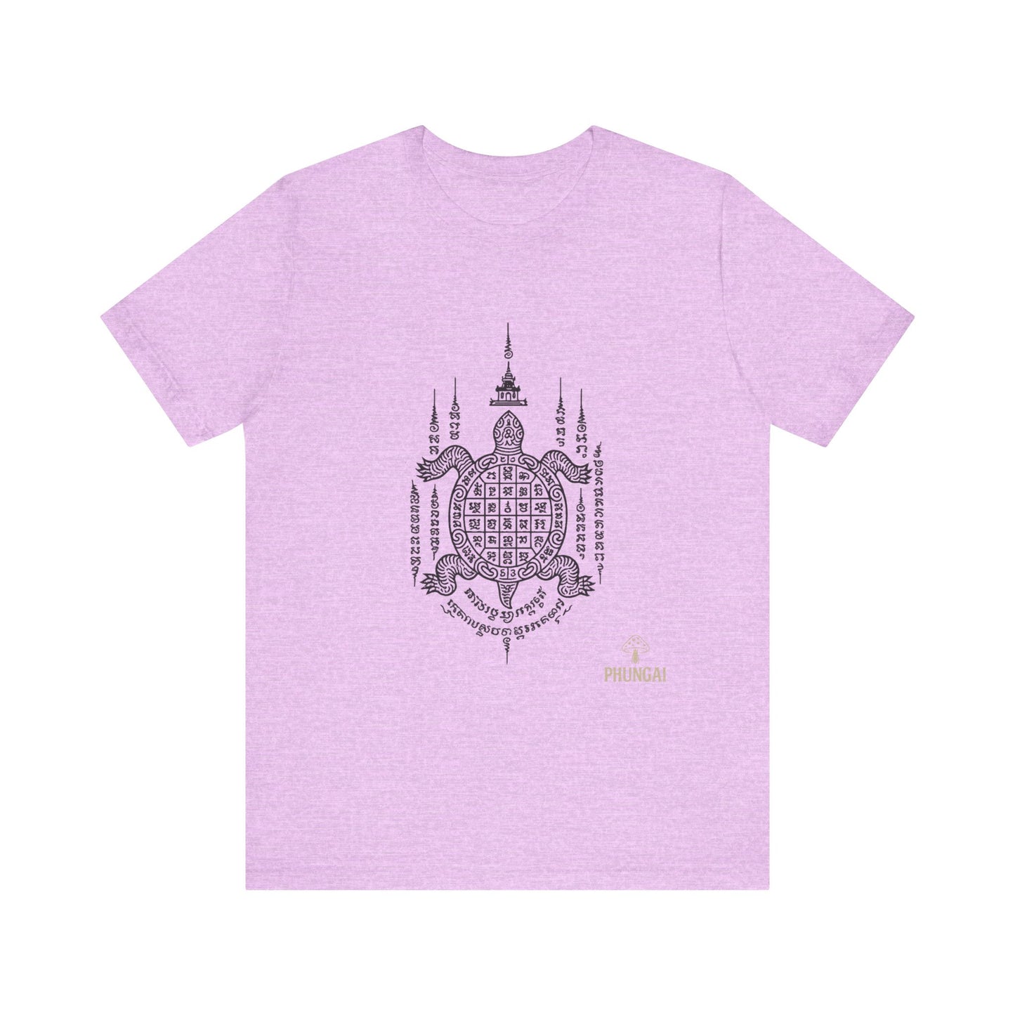 Spiritual Turtle Graphic Tee, Unisex Short Sleeve Shirt, Mindfulness Gift, Boho Fashion, Meditation Wear