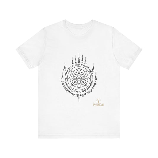 Mystical Pentagram Tee, Unisex Graphic T-Shirt, Boho Style, Occult Fashion, Perfect for Festivals, Everyday Wear, Gift Idea