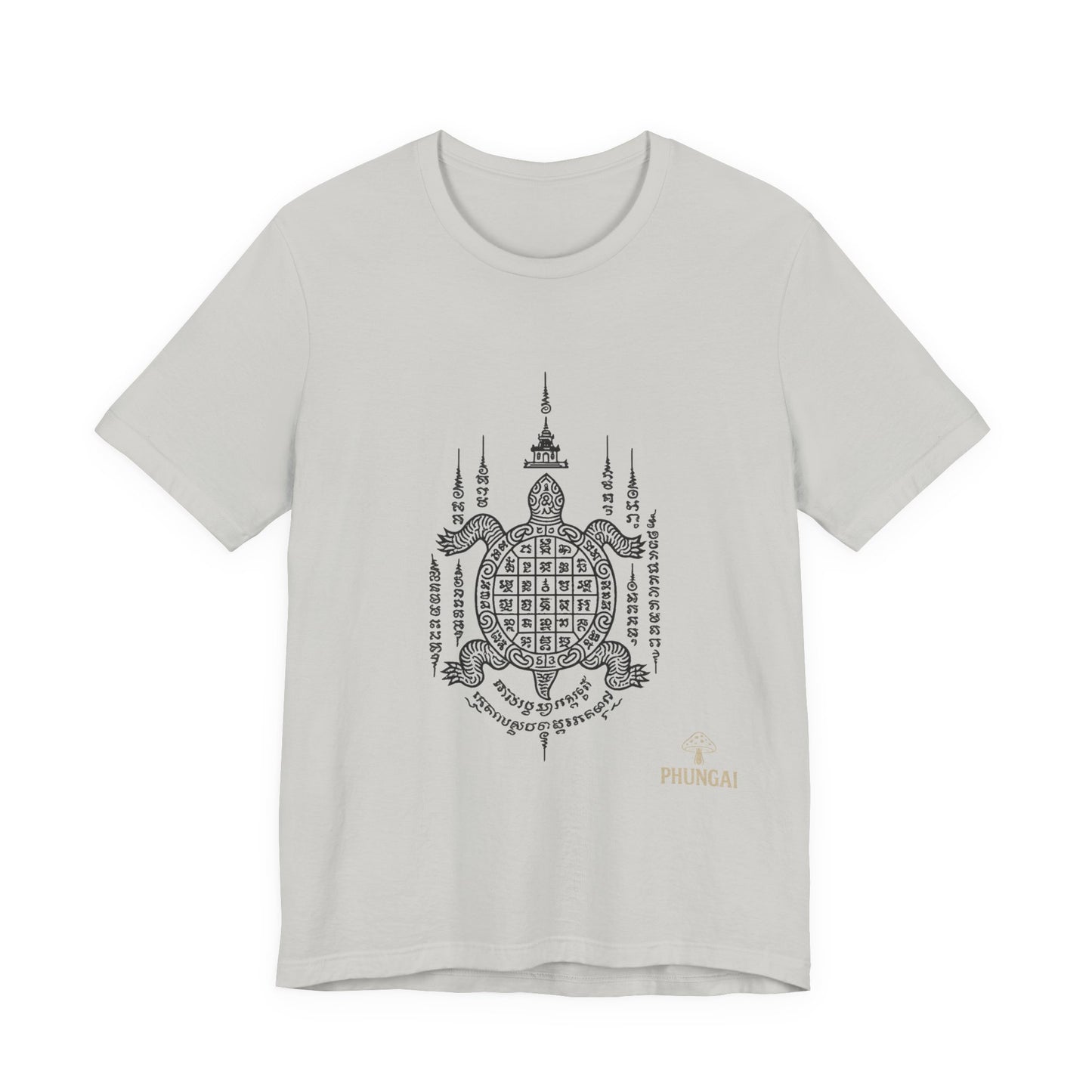 Spiritual Turtle Graphic Tee, Unisex Short Sleeve Shirt, Mindfulness Gift, Boho Fashion, Meditation Wear