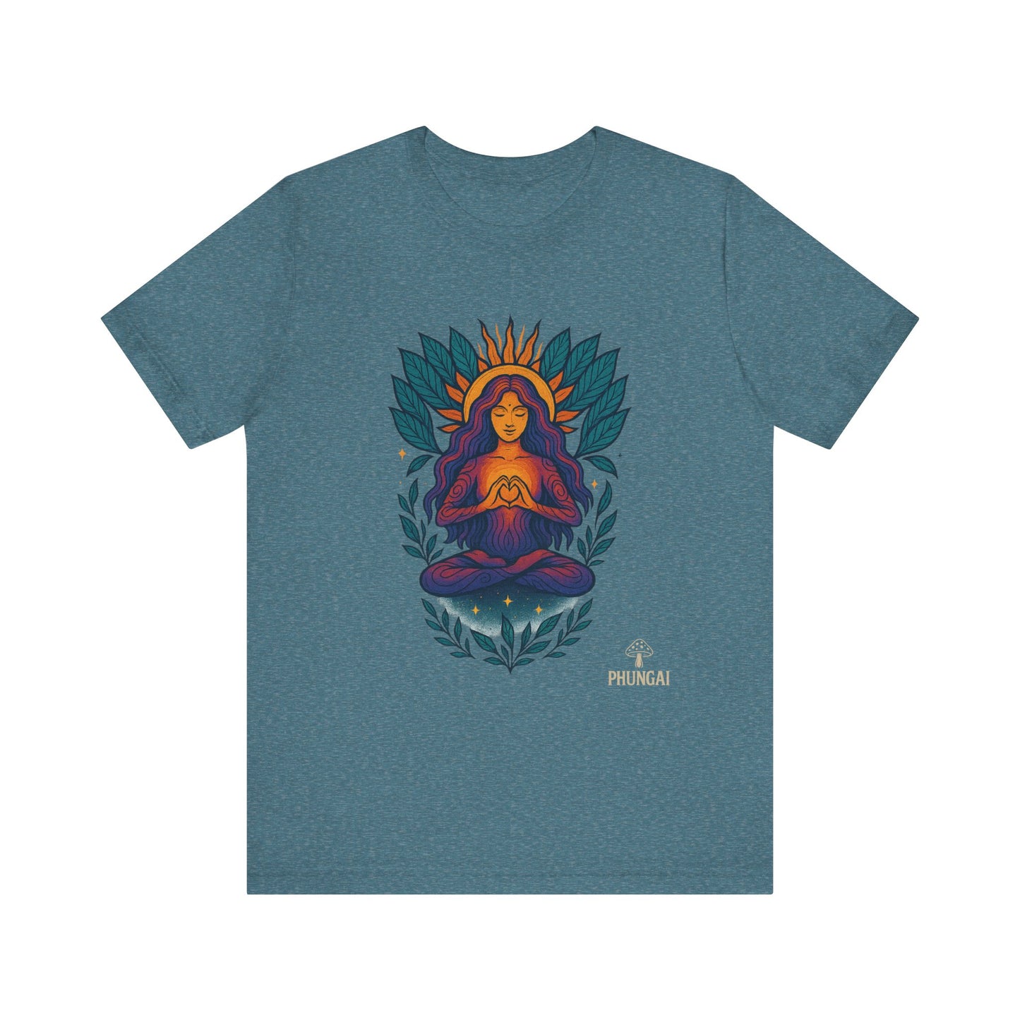 Meditation Goddess Tee | Unisex Spiritual T-Shirt, Yoga Shirt, Mindfulness Top, Gift for Yogis, Boho Style Tee