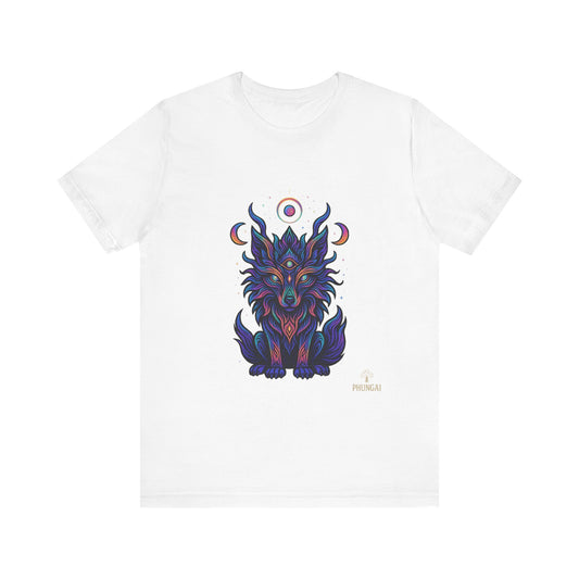 Mystical Wolf Graphic Tee | Boho Vibes, Unisex Shirt, Perfect Gift for Animal Lovers, Spiritual Style, Everyday Wear