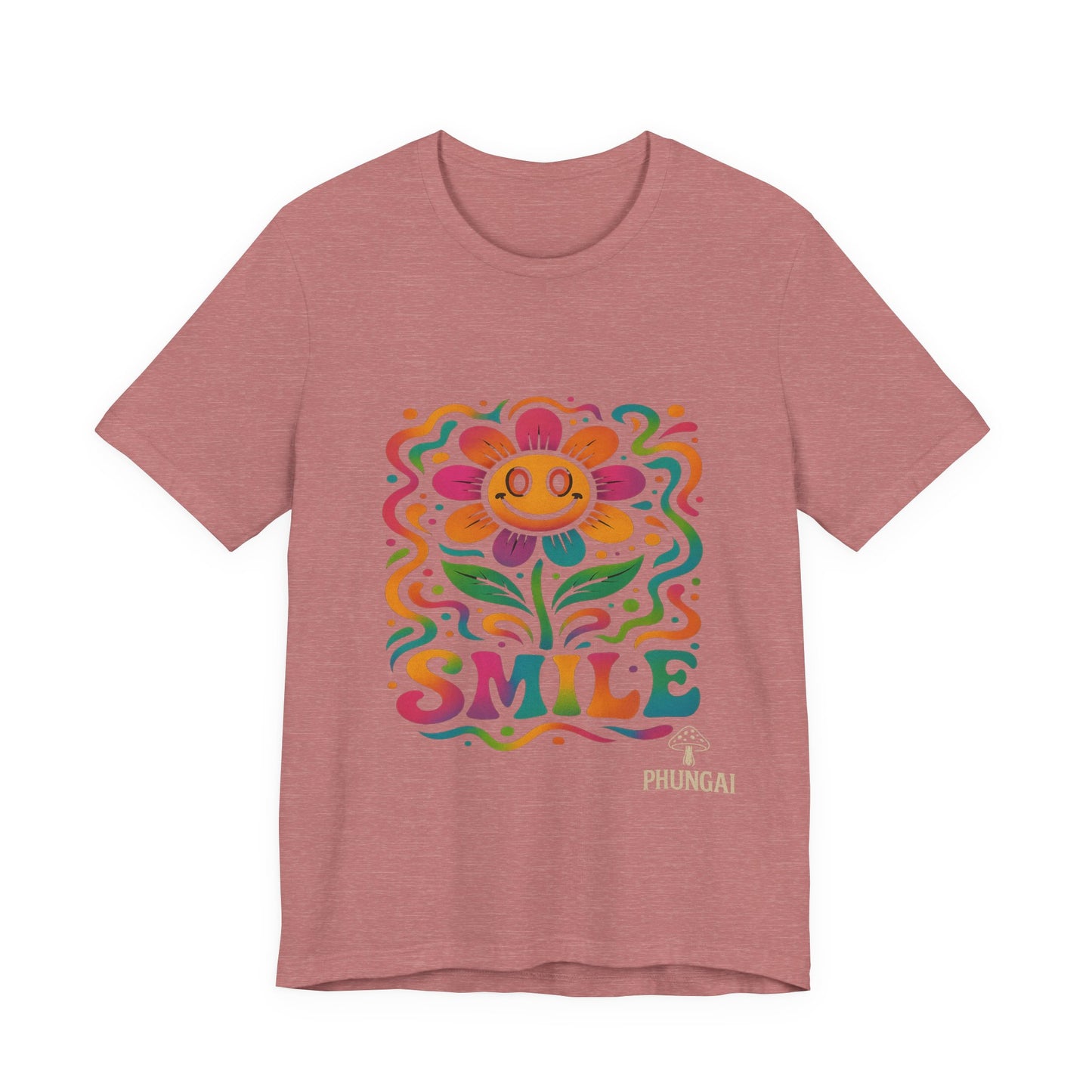 Bright & Cheerful Smile Flower Tee