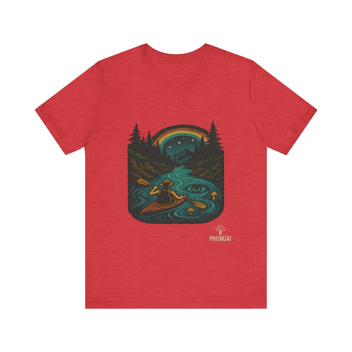 Adventure Awaits Tee, Nature Lover T-Shirt, Kayaking Theme Shirt, Camping Gift Tee, Outdoor Enthusiast Apparel