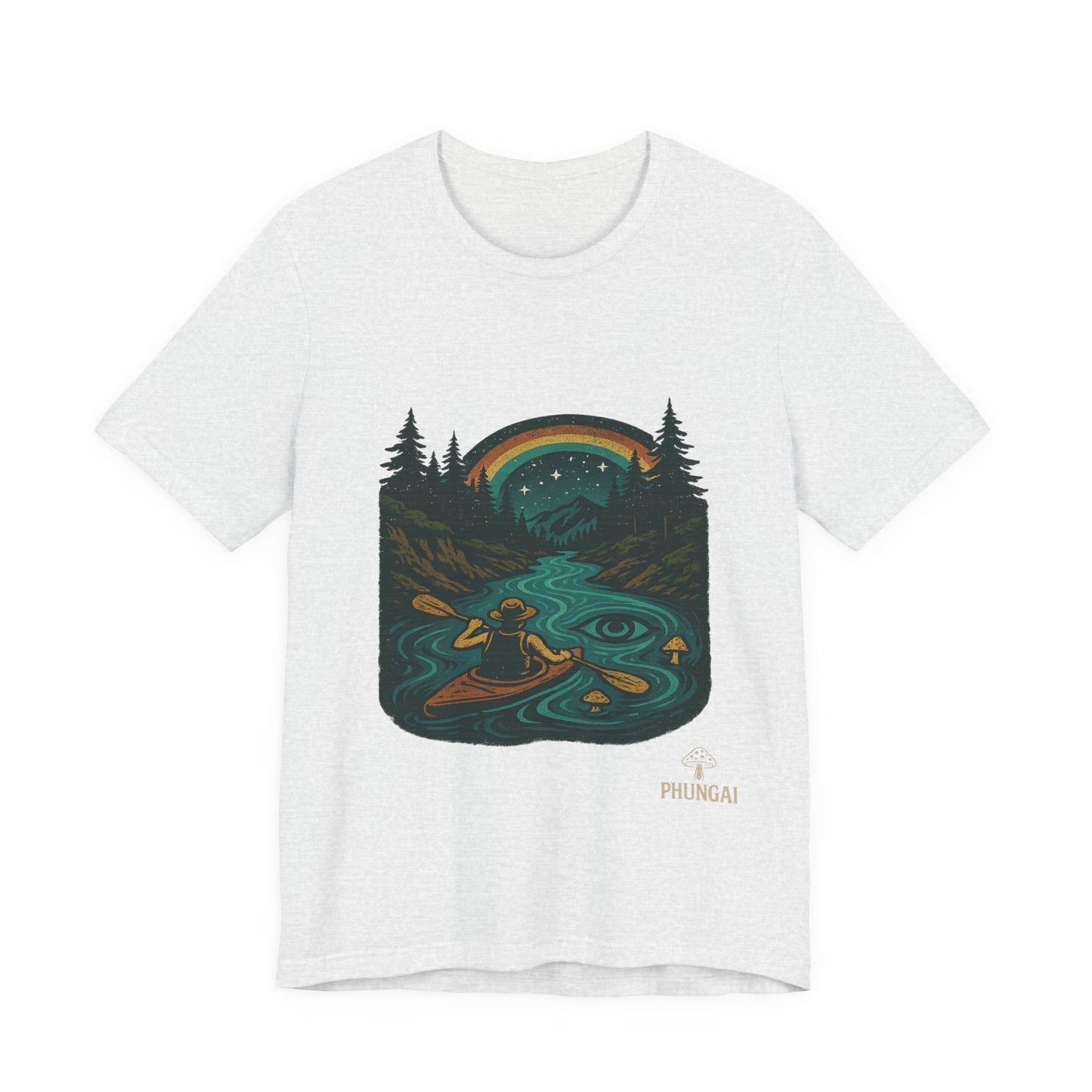 Adventure Awaits Tee, Nature Lover T-Shirt, Kayaking Theme Shirt, Camping Gift Tee, Outdoor Enthusiast Apparel