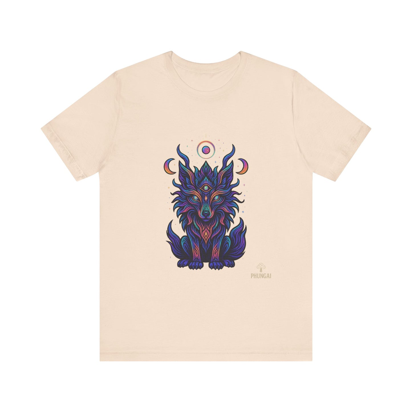 Mystical Wolf Graphic Tee | Boho Vibes, Unisex Shirt, Perfect Gift for Animal Lovers, Spiritual Style, Everyday Wear