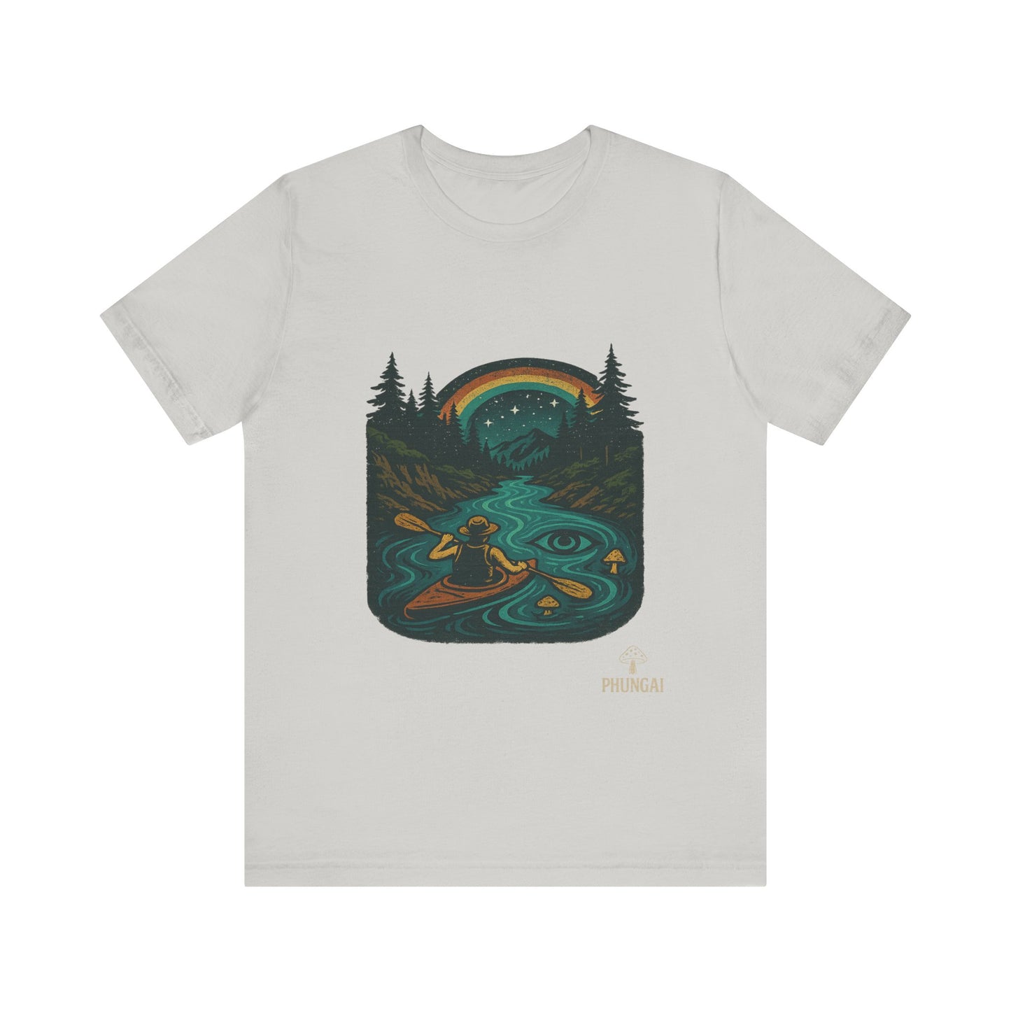 Adventure Awaits Tee, Nature Lover T-Shirt, Kayaking Theme Shirt, Camping Gift Tee, Outdoor Enthusiast Apparel