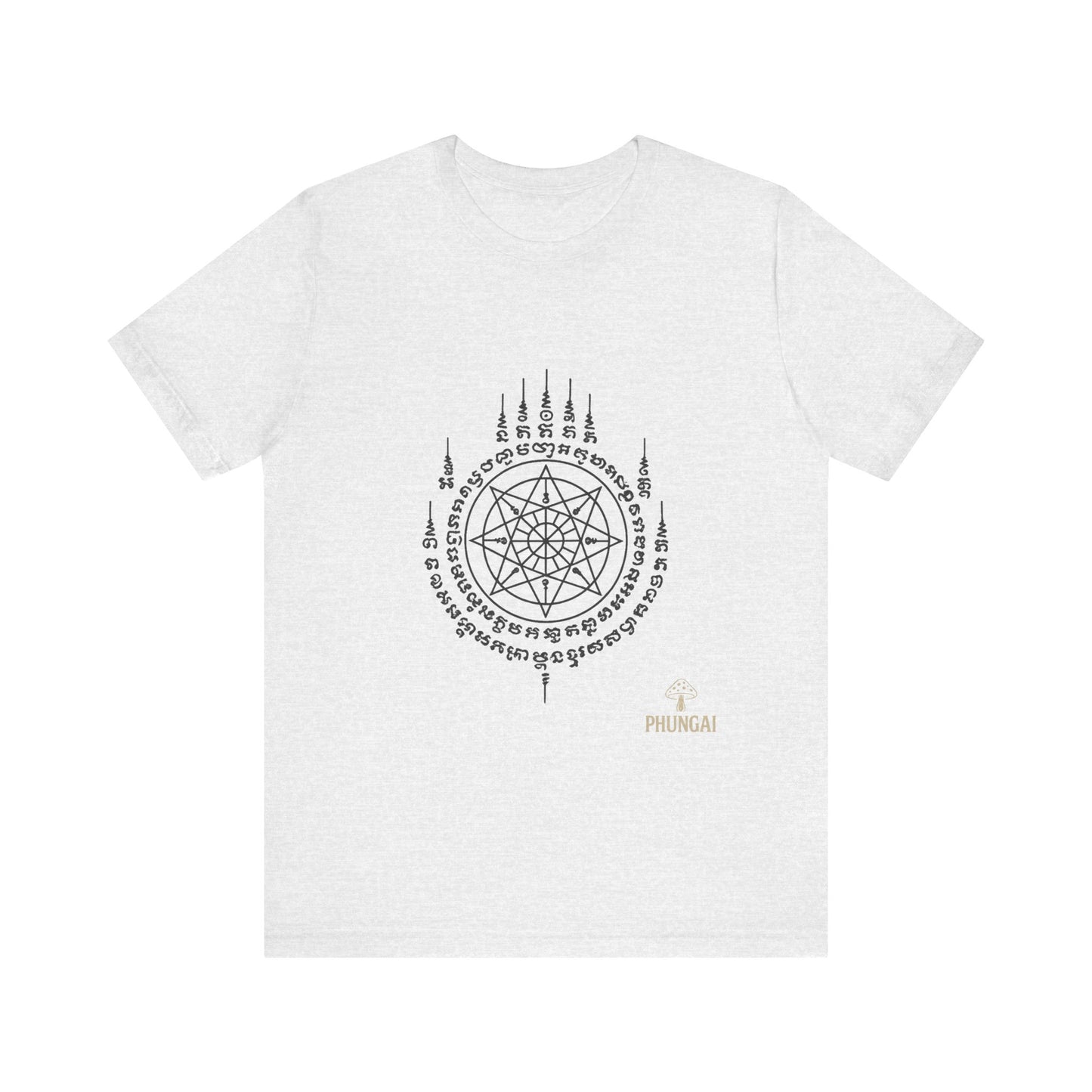 Mystical Pentagram Tee, Unisex Graphic T-Shirt, Boho Style, Occult Fashion, Perfect for Festivals, Everyday Wear, Gift Idea