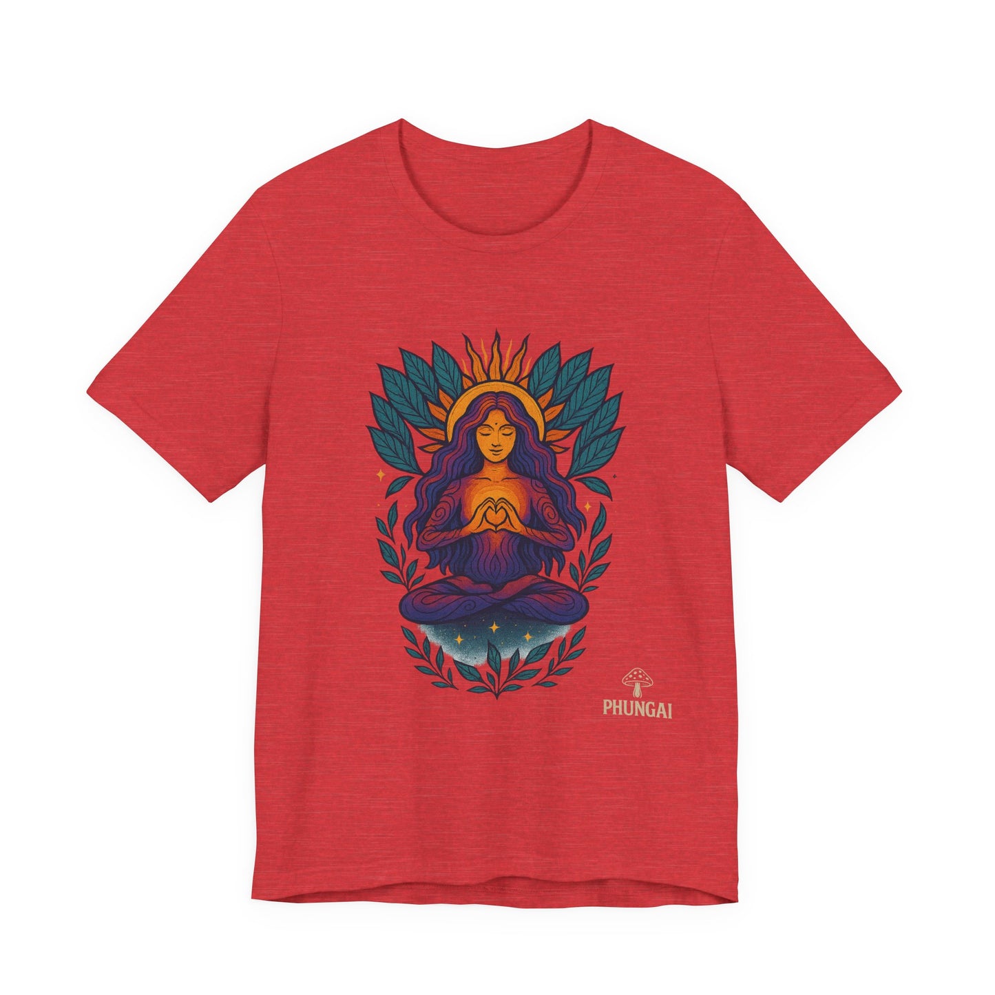 Meditation Goddess Tee | Unisex Spiritual T-Shirt, Yoga Shirt, Mindfulness Top, Gift for Yogis, Boho Style Tee