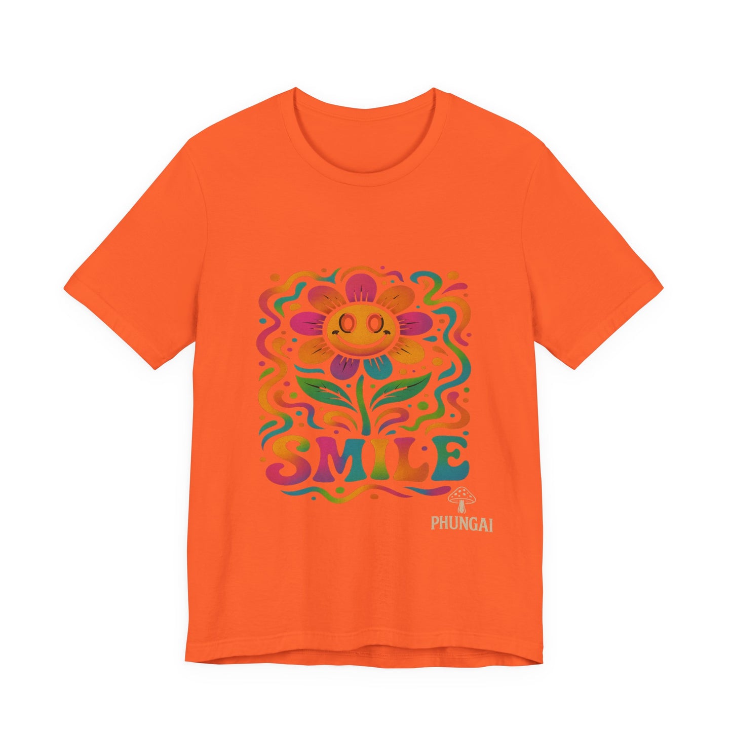 Bright & Cheerful Smile Flower Tee
