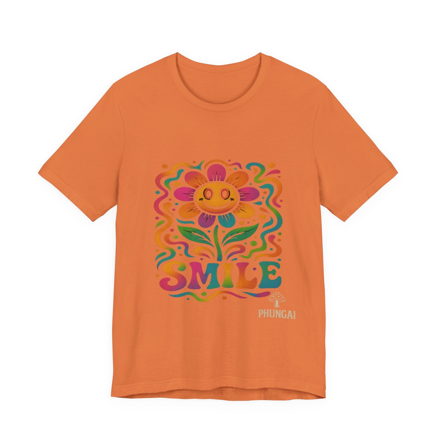 Bright & Cheerful Smile Flower Tee