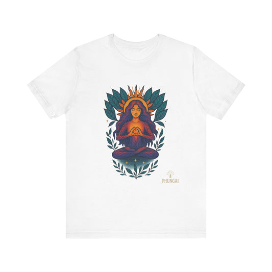 Meditation Goddess Tee | Unisex Spiritual T-Shirt, Yoga Shirt, Mindfulness Top, Gift for Yogis, Boho Style Tee