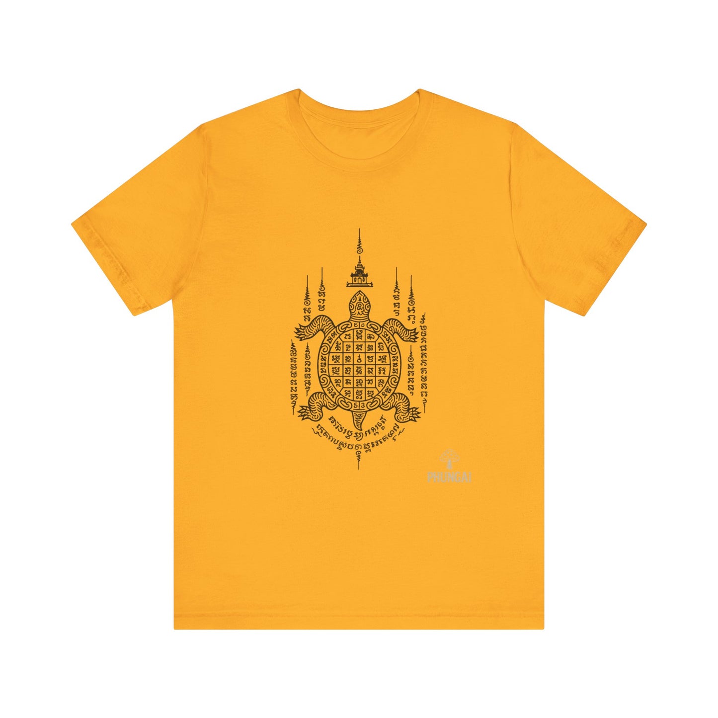 Spiritual Turtle Graphic Tee, Unisex Short Sleeve Shirt, Mindfulness Gift, Boho Fashion, Meditation Wear